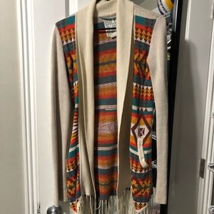 Billabong tribal cardigan fall warm small/medium